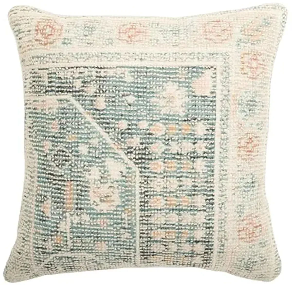 SAFAVIEH Cruz Pillow, 18.0in x 18.0in x 5.0in, Teal