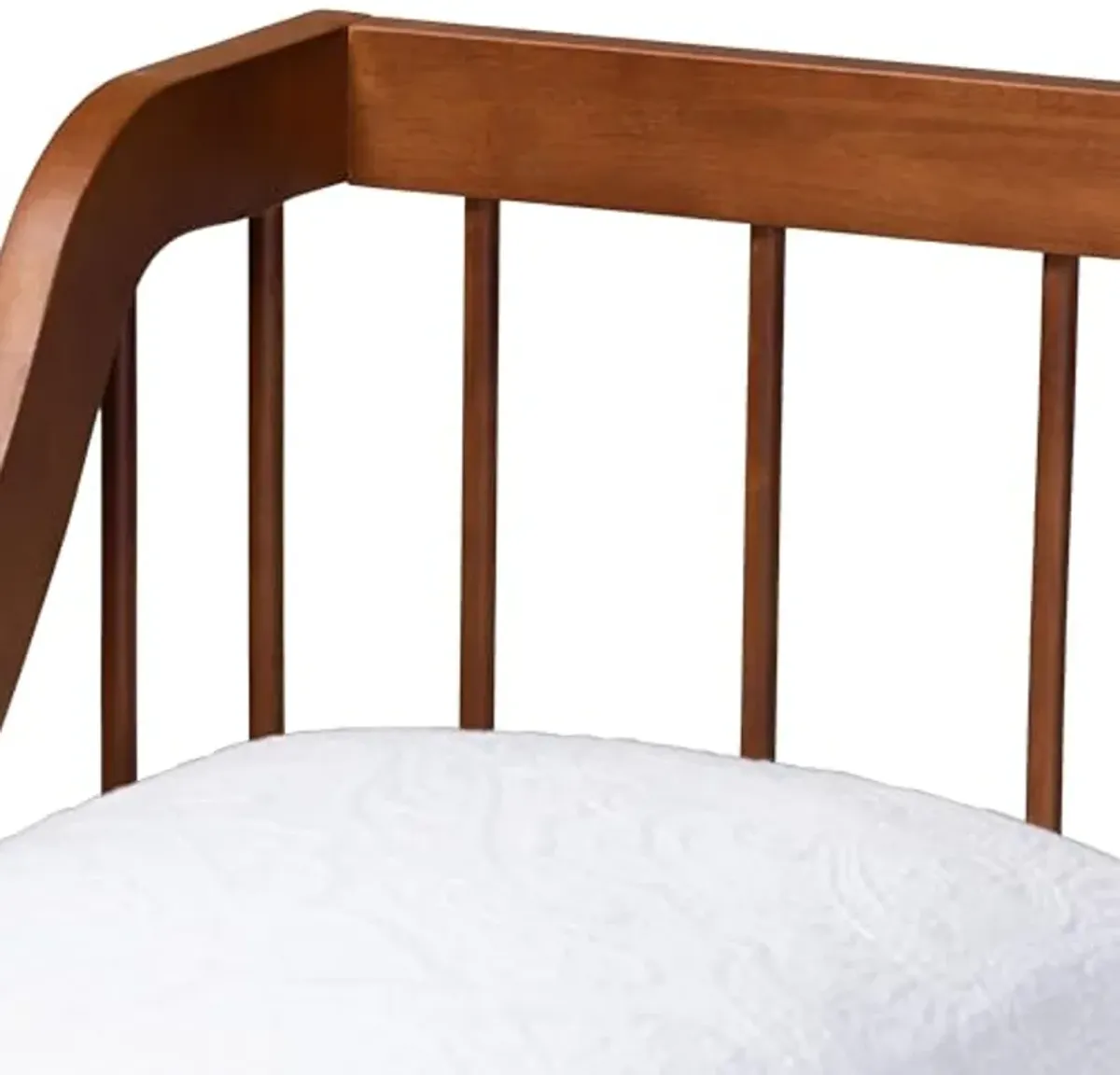 Baxton Studio Helio Mid-Century Modern Walnut Brown Finished Wood Twin Daybed