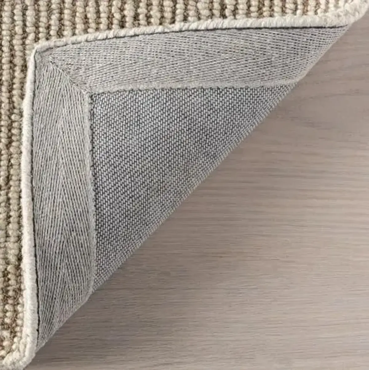 Rugs USA Stoic Beige, 4' x 6', Handmade, Solid, Wool, Soft and Textured, High Traffic, Stain Resistant, Easy Clean, Durable Area Rug for Bedroom, Living Room, Dining Space, Den, Foyer, Entryway