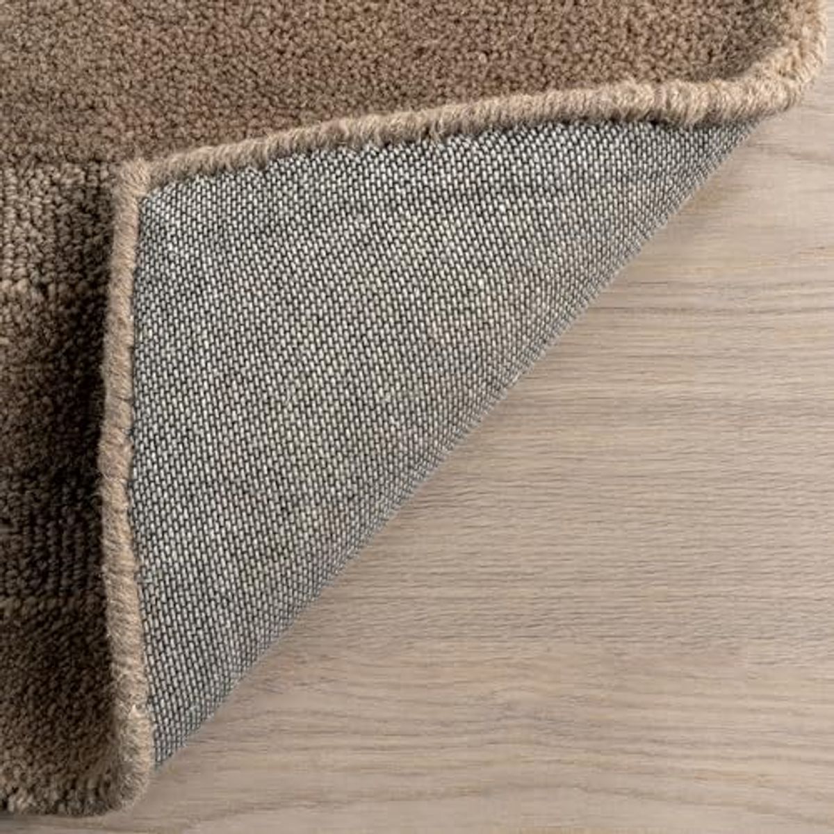 Rugs USA x Kate & Kevin Love Vestry Striped Wool Area Rug, 10x14, Brown