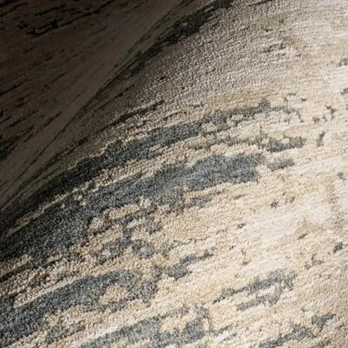 Rugs USA Fiadh Abstract Fringe Area Rug, 9x12, Blue