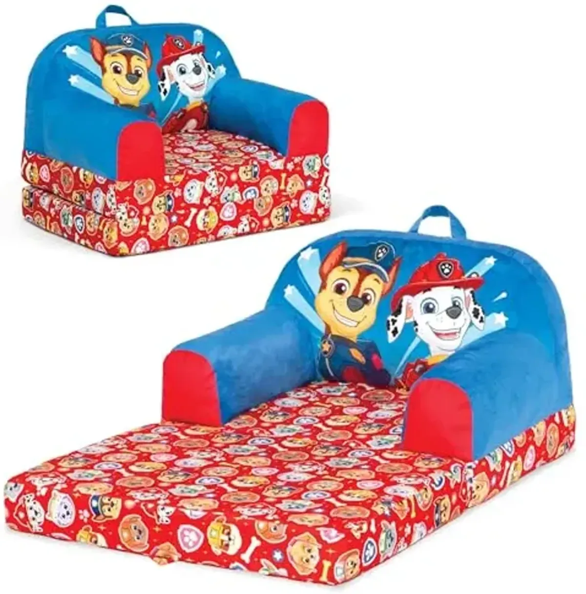 Delta Children - PAW Patrol Cozee Buddy Flip-Out Kids Chair - Greenguard Gold Certified, Blue