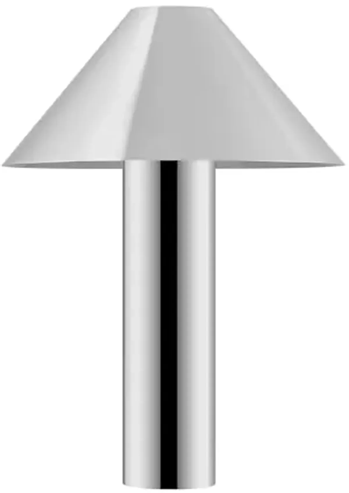 SAFAVIEH Lighting Collection Pia 21-inch Chrome Metal Table Lamp (LED Bulb Included)