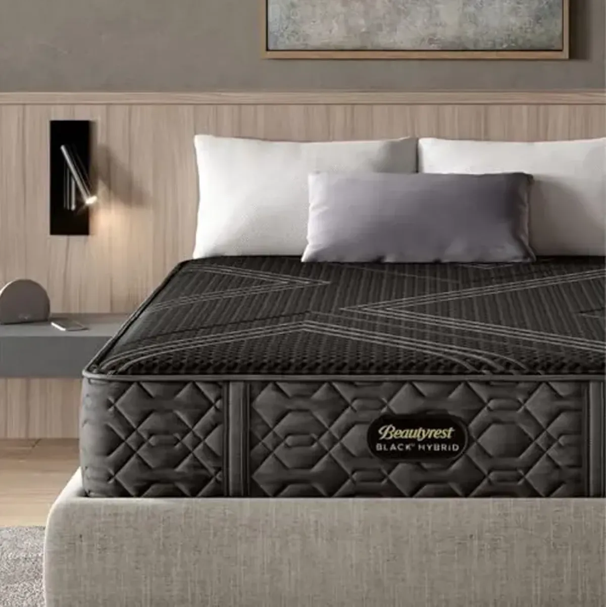 Beautyrest Black Series One Medium 13" Full Hybrid Mattress, Cooling Tech, Contouring Comfort, Individualized Support, CertiPUR-US, 100-Night Sleep Trial, 10-Year Limited Warranty