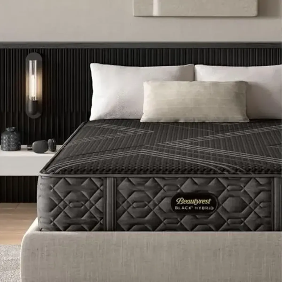 Beautyrest Black Series One Plush 12.5" Cal King Hybrid Mattress, Cooling Tech, Contouring Comfort, Individualized Support, CertiPUR-US, 100-Night Sleep Trial, 10-Year Limited Warranty