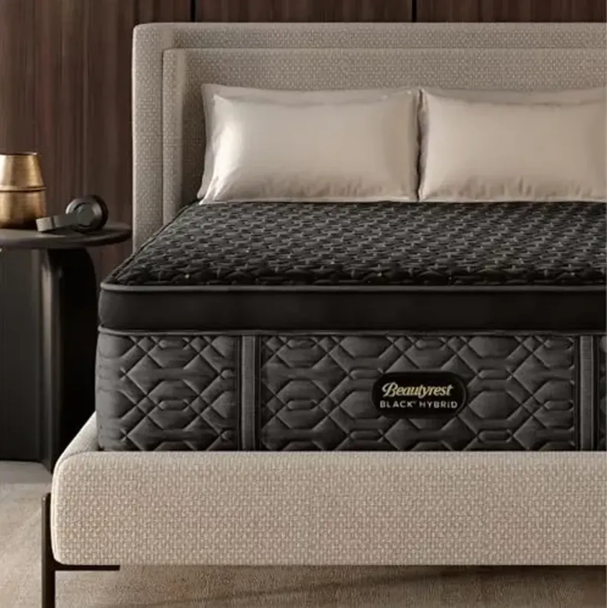 Beautyrest Black Series Four Apex Top Plush 16" Cal King Hybrid Mattress, Cooling Tech, Contouring Comfort, Individualized Support, CertiPUR-US, 100-Night Sleep Trial, 10-Year Limited Warranty