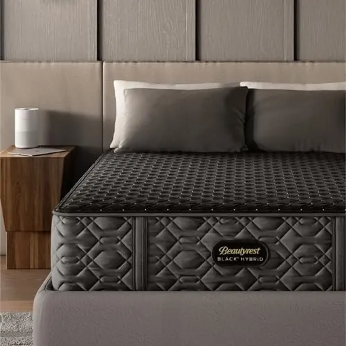 Beautyrest Black Series Three Plush 14.5" Twin XL Hybrid Mattress, Cooling Tech, Contouring Comfort, Individualized Support, CertiPUR-US, 100-Night Sleep Trial, 10-Year Limited Warranty