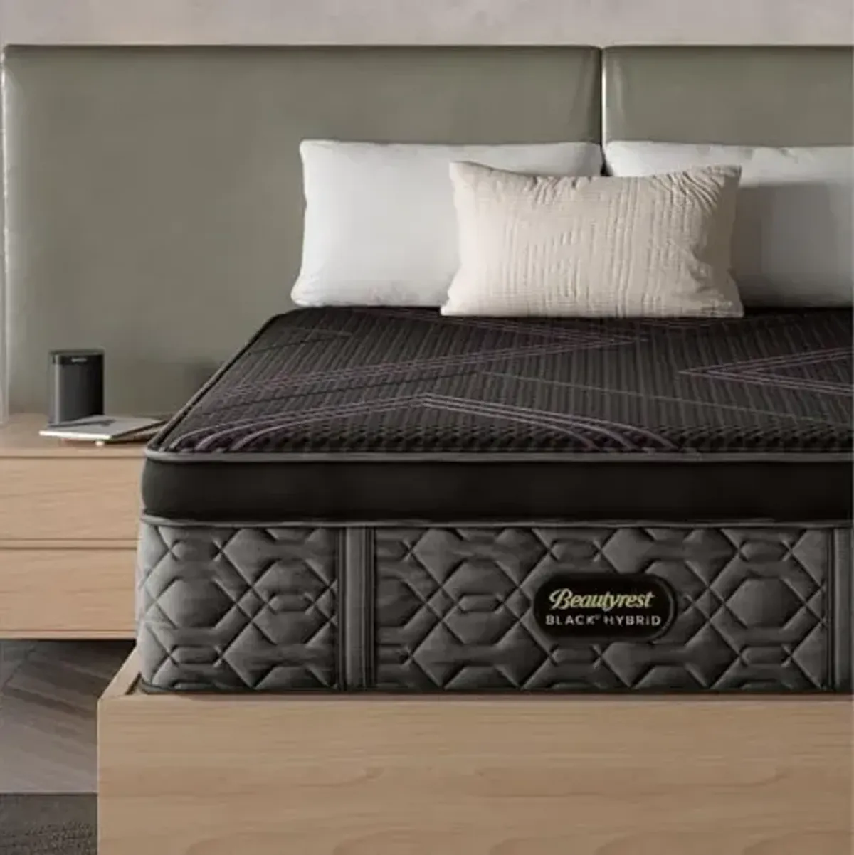 Beautyrest Black Series Two Apex Top Medium 14.5" King Hybrid Mattress, Cooling Tech, Contouring Comfort, Individualized Support, CertiPUR-US, 100-Night Sleep Trial, 10-Year Limited Warranty