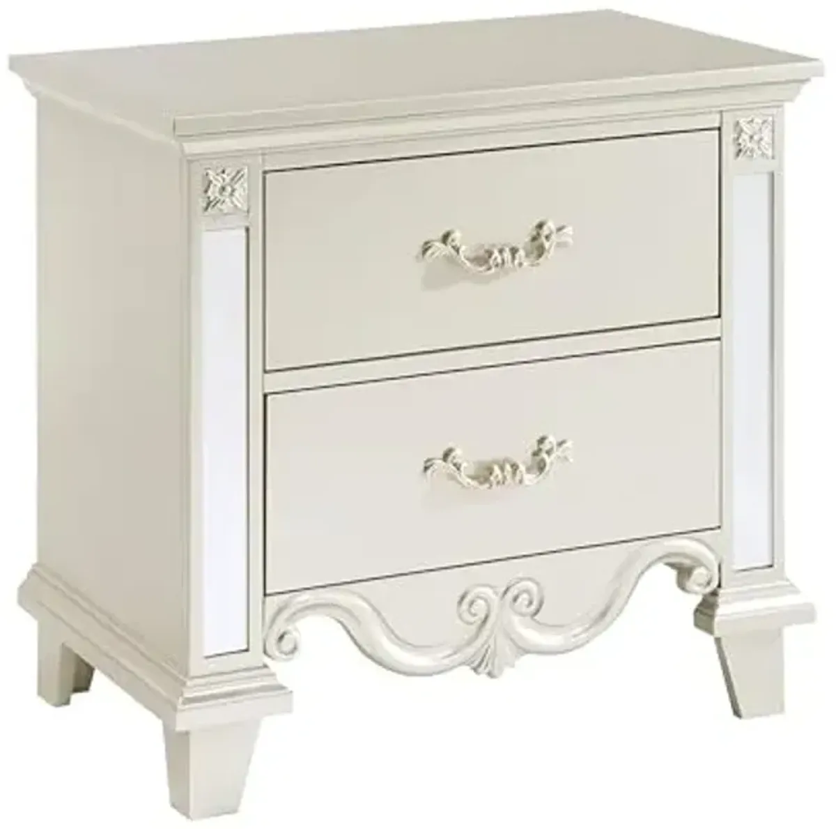 Homelegance Metallic Gold/Silver Champagne Nightstand