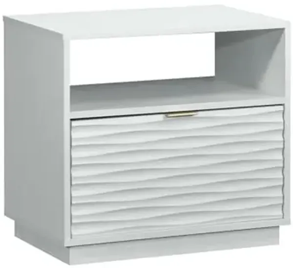 Sauder Morgan Main Night Stand, White Finish