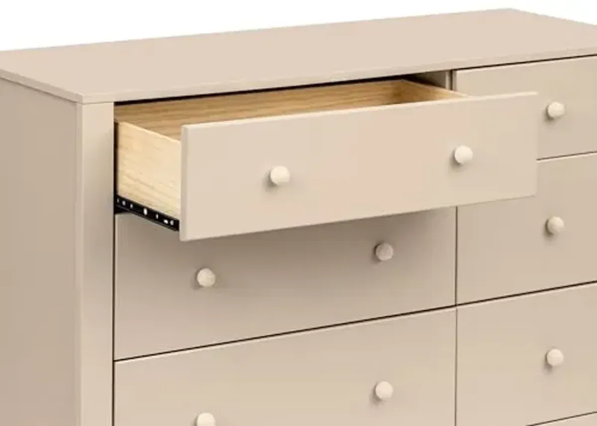 Carter's by Davinci Marisol 6-Drawer Dresser in Taupe/Washed Natural, GREENGUARD Gold Certified