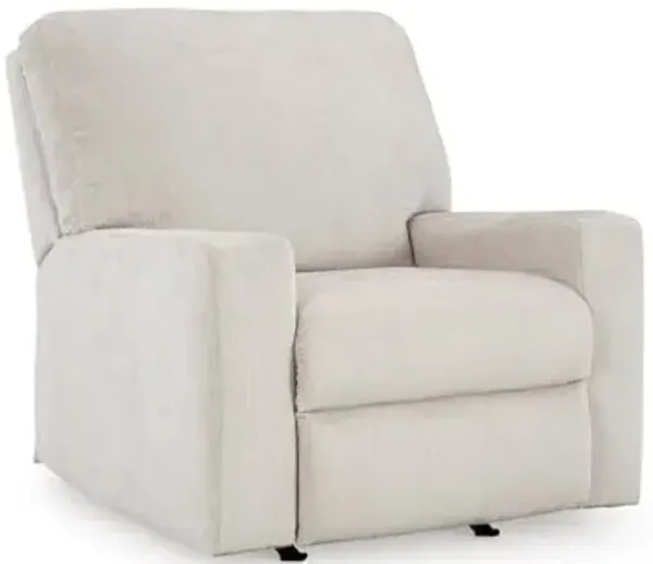 Signature Design by Ashley Aviemore Modern Manual Rocker Recliner, White