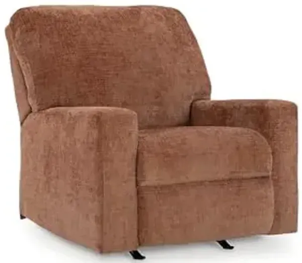 Signature Design by Ashley Aviemore Modern Manual Rocker Recliner, Orange