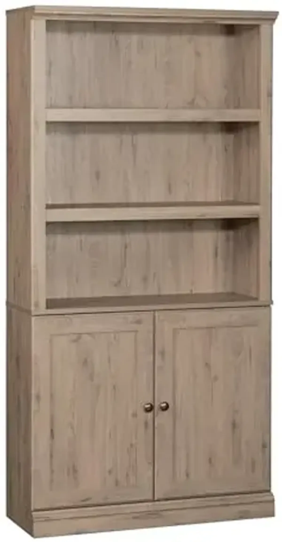 Sauder Miscellaneous Storage 5-Shelf/Book Shelf 2-Door Bookcase, Laurel Oak Finish
