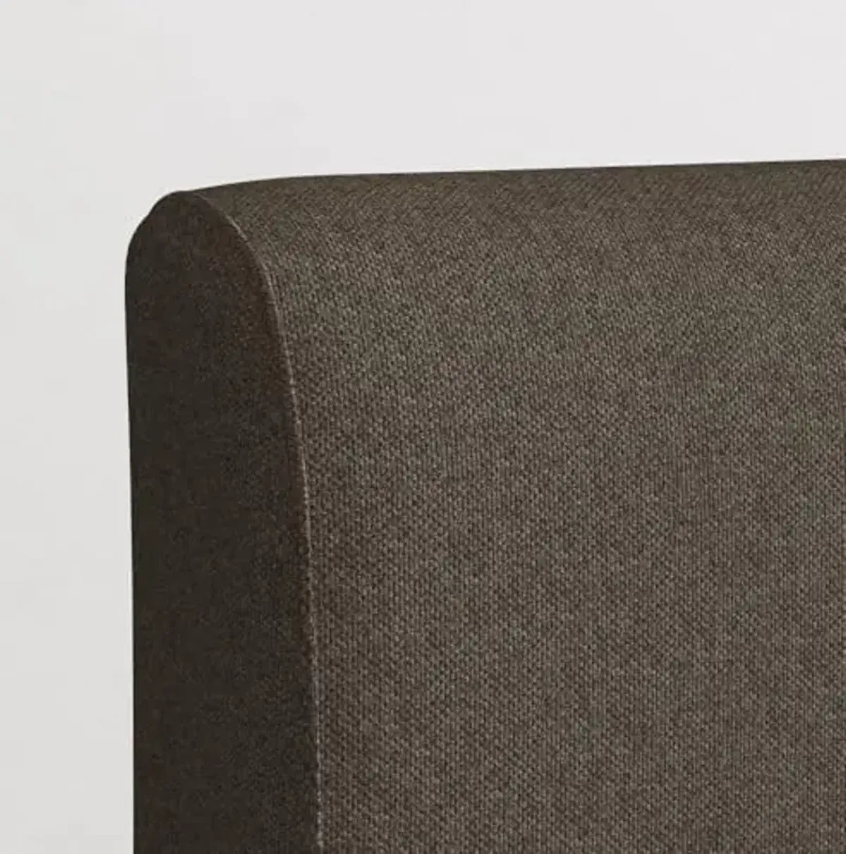 Nectar Upholstered Headboard - Queen - Grey - Attachable to Bamboo Bed Frame (Sold Seperately) - Easy Tool Free Set Up - Contemporary and Durable