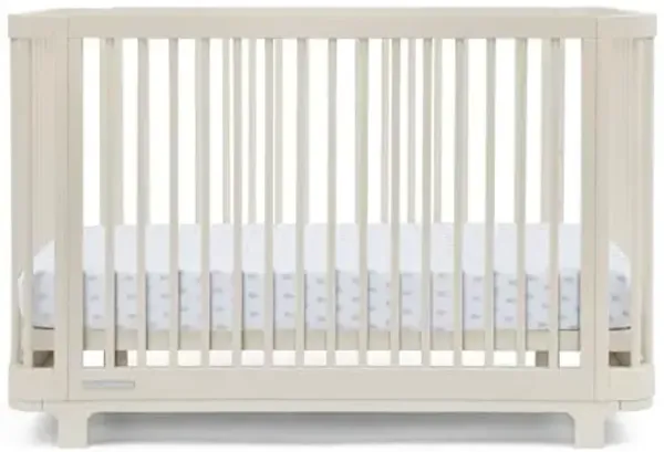 Delta Children Nest 4-in-1 Convertible Crib - Greenguard Gold Certified, Soft Beige