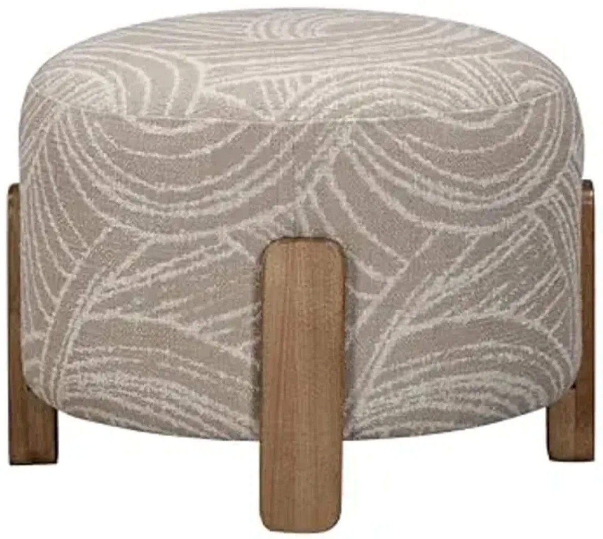 Bassett Mirror Company Willow Accent Ottoman - Khaki Swirl