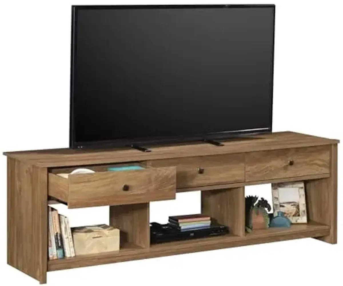 Sauder River Ranch Credenza, for TV's up to 70", Sindoori Mango Finish