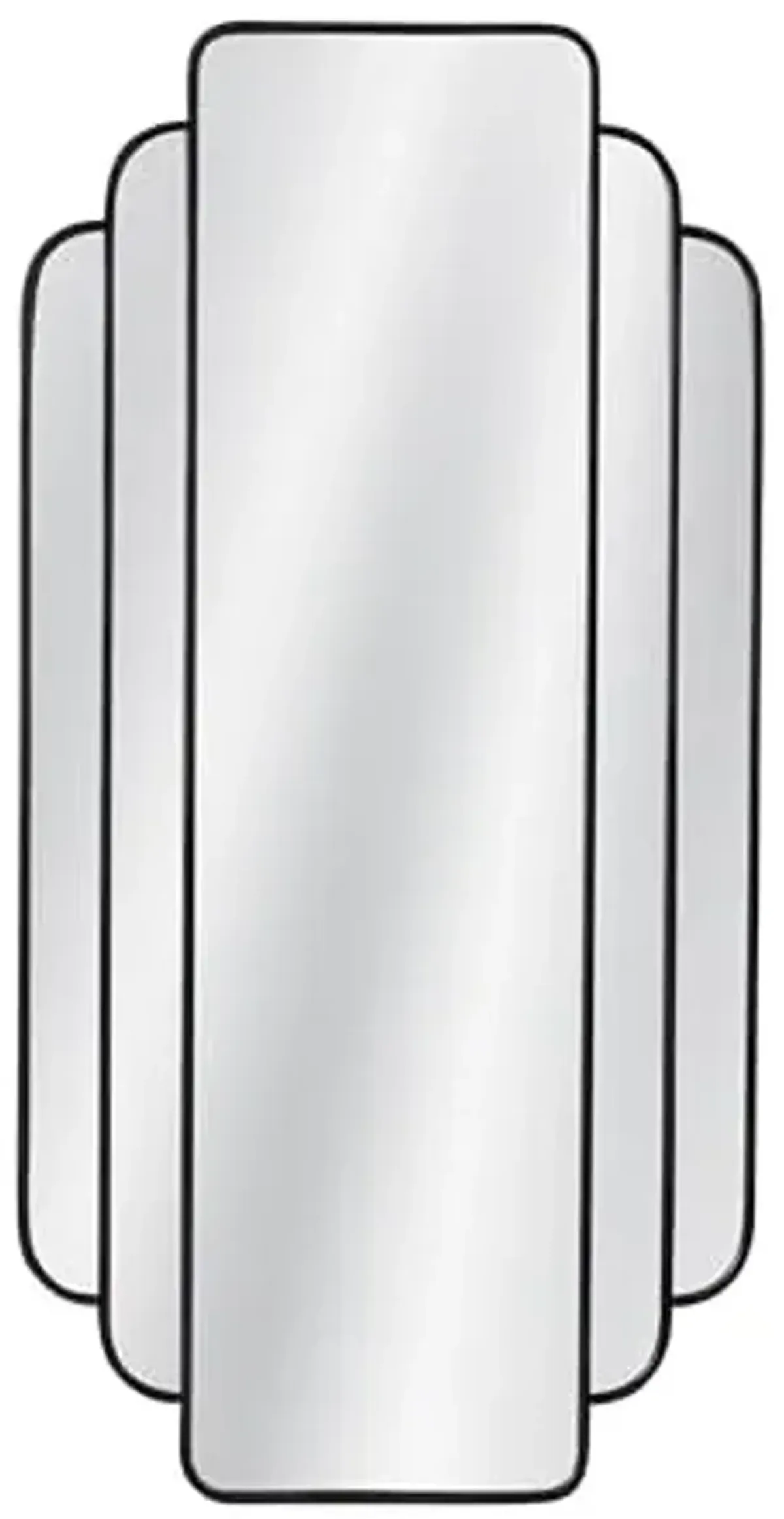 Gatsby Wall Mirror - Matte Black