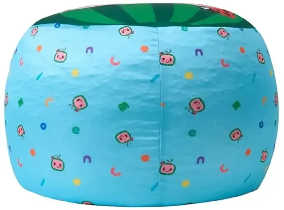 Cocomelon Spandex Smooshie Bean Bag Chair,Kids Comfortable Seating and Room Décor
