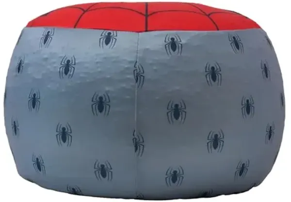 Marvel Spiderman Spandex Smooshie Bean Bag Chair,Kids Comfortable Seating, Soft Lounge Chair for Bedroom, Playroom & Room Décor