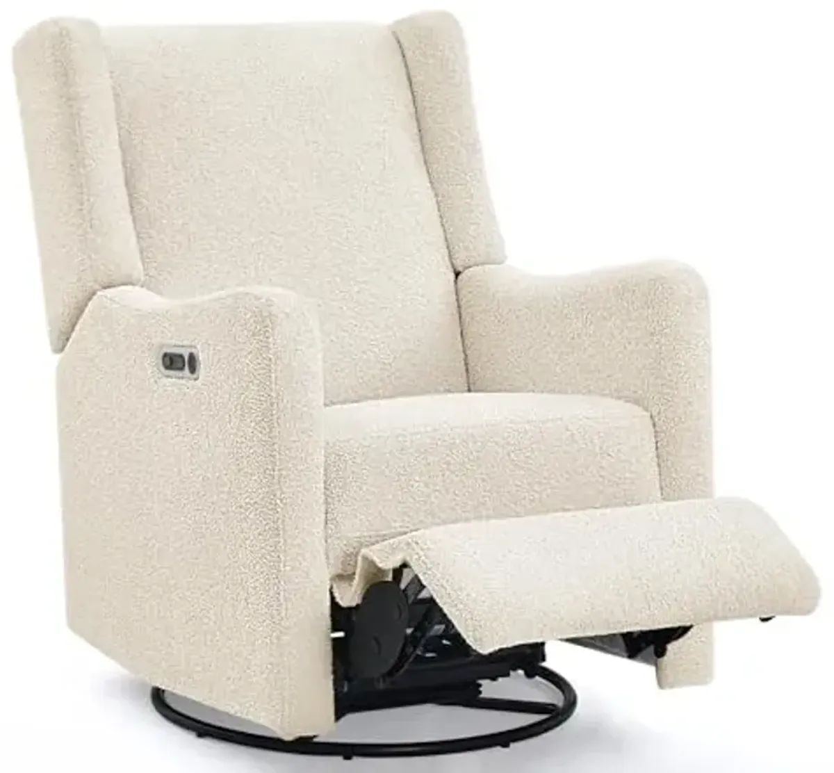 Delta Children Mercer Electronic Power Recliner and Swivel Glider with USB-A and Type-C Ports - Greenguard Gold Certified - Stain-Resistant Performance Fabric is Oeko-TEX Standard 100 Certified, Shell