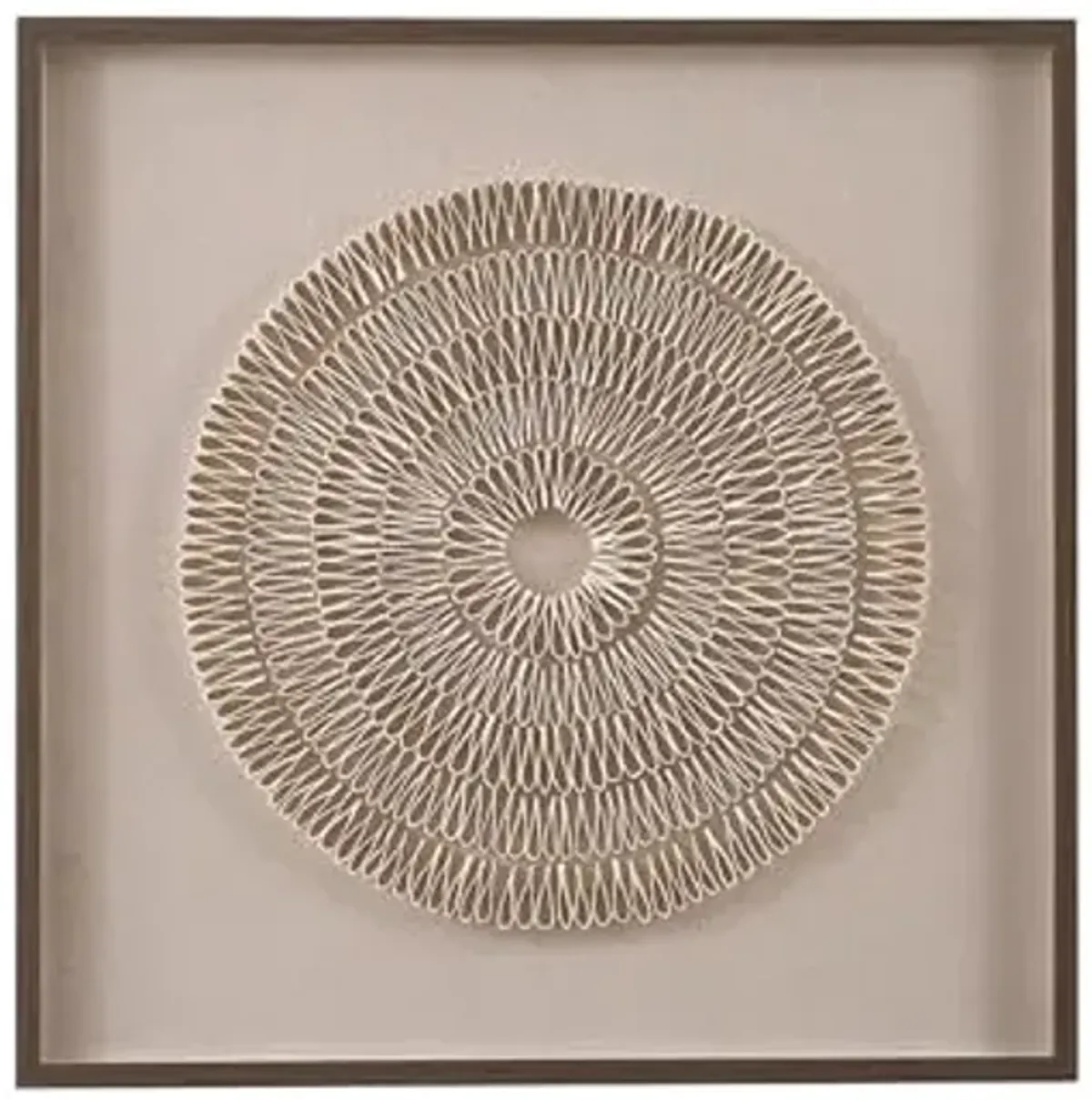 Bassett Mirror Company Vesica Wall Art - Brown
