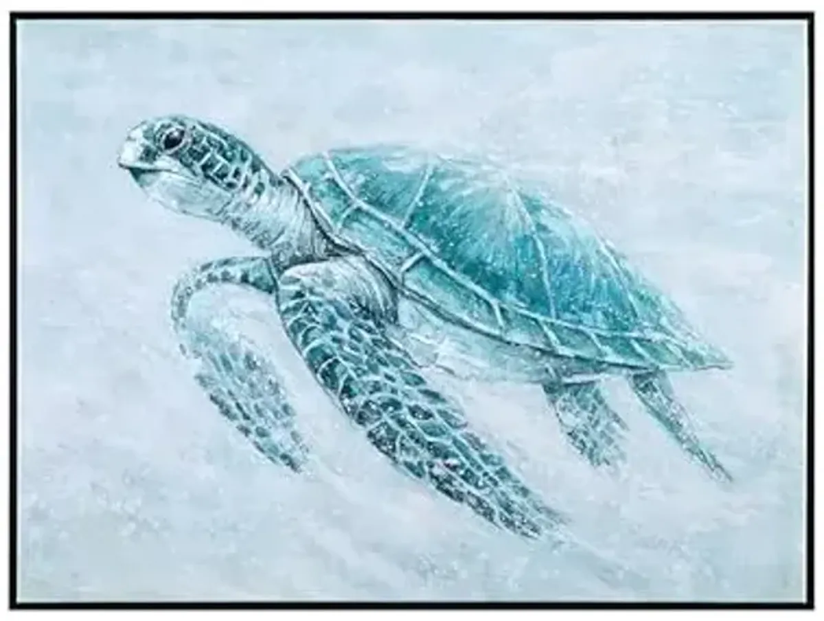 Bassett Mirror Company Kemps Bay Framed Canvas - Black