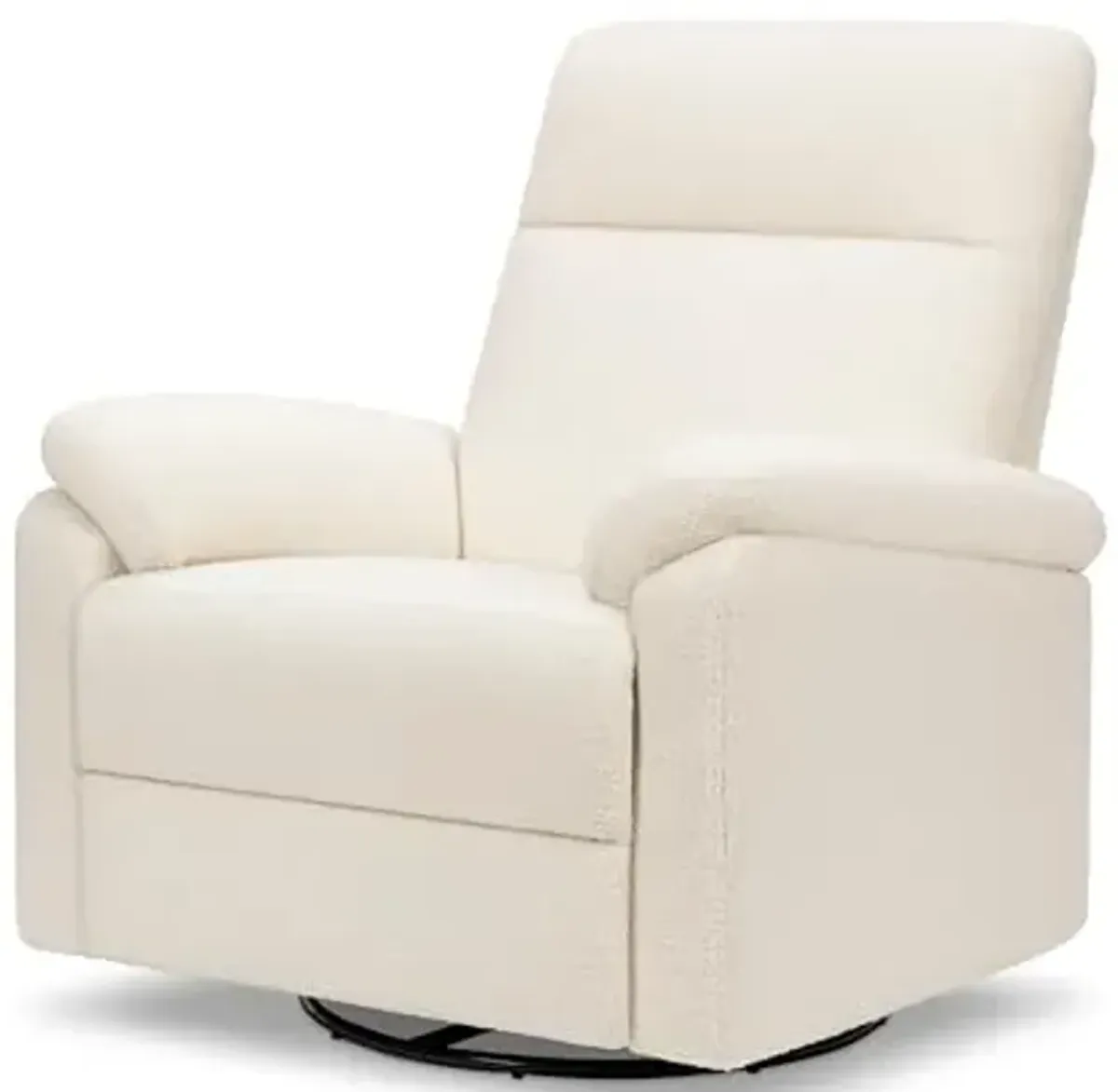 DaVinci Suzy Glider Recliner Nursery Chair - Glider Rocking Chair for Nursery and Living Room - GREENGUARD Gold, FSC & Certi-PUR US Certified - 360° Swivel Rocker Recliner Chair (Cozy Cream Boucle)