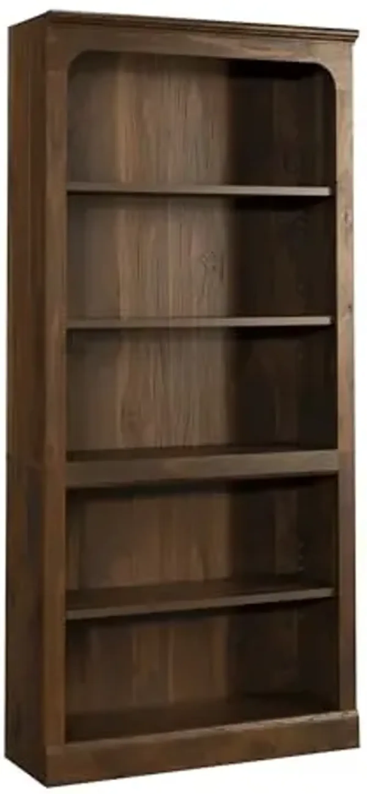 Sauder Select 5-Shelf Bookcase, in a Grand Walnut Finish