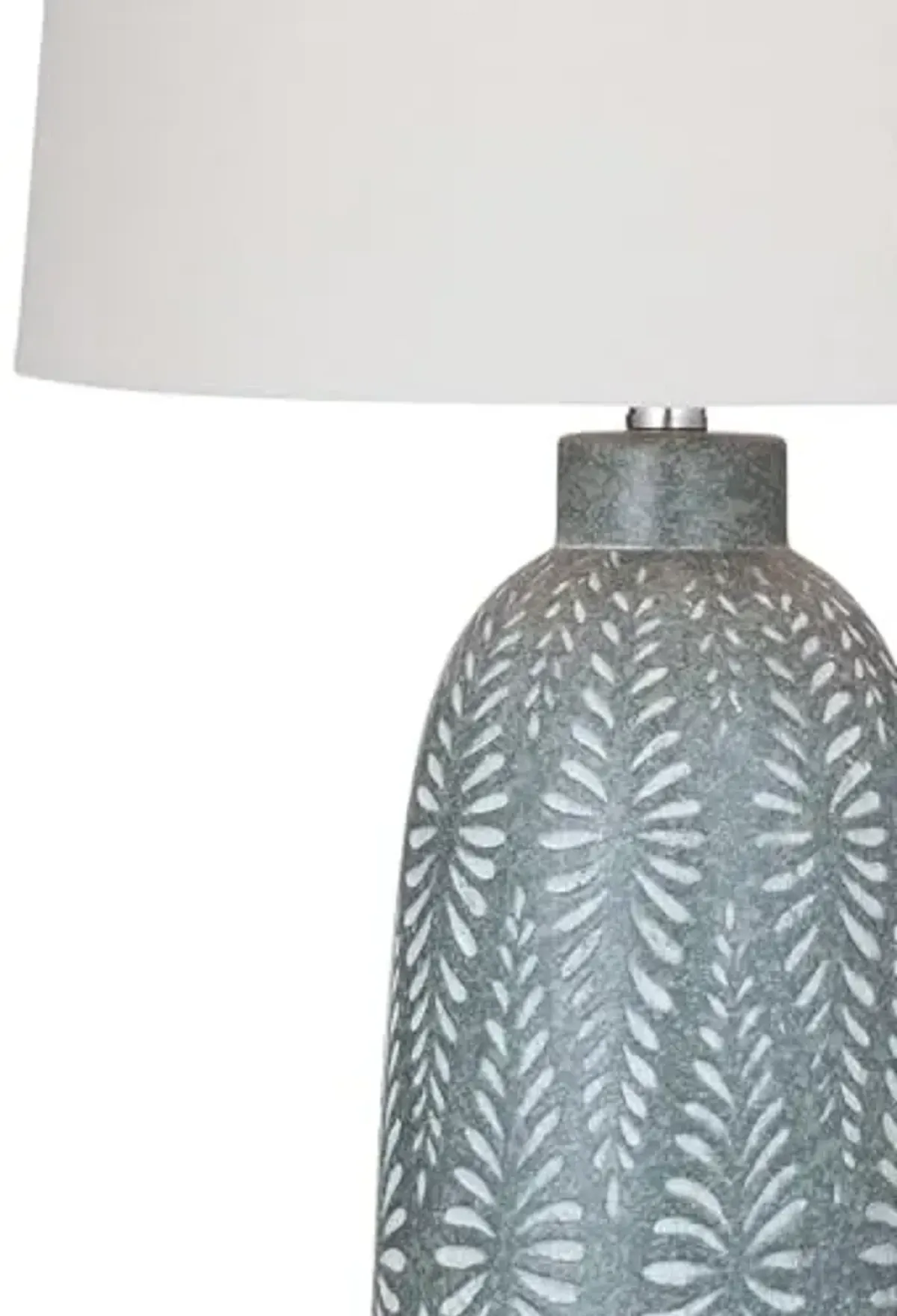 Bassett Mirror Company Windham Table Lamp - Green/Cream