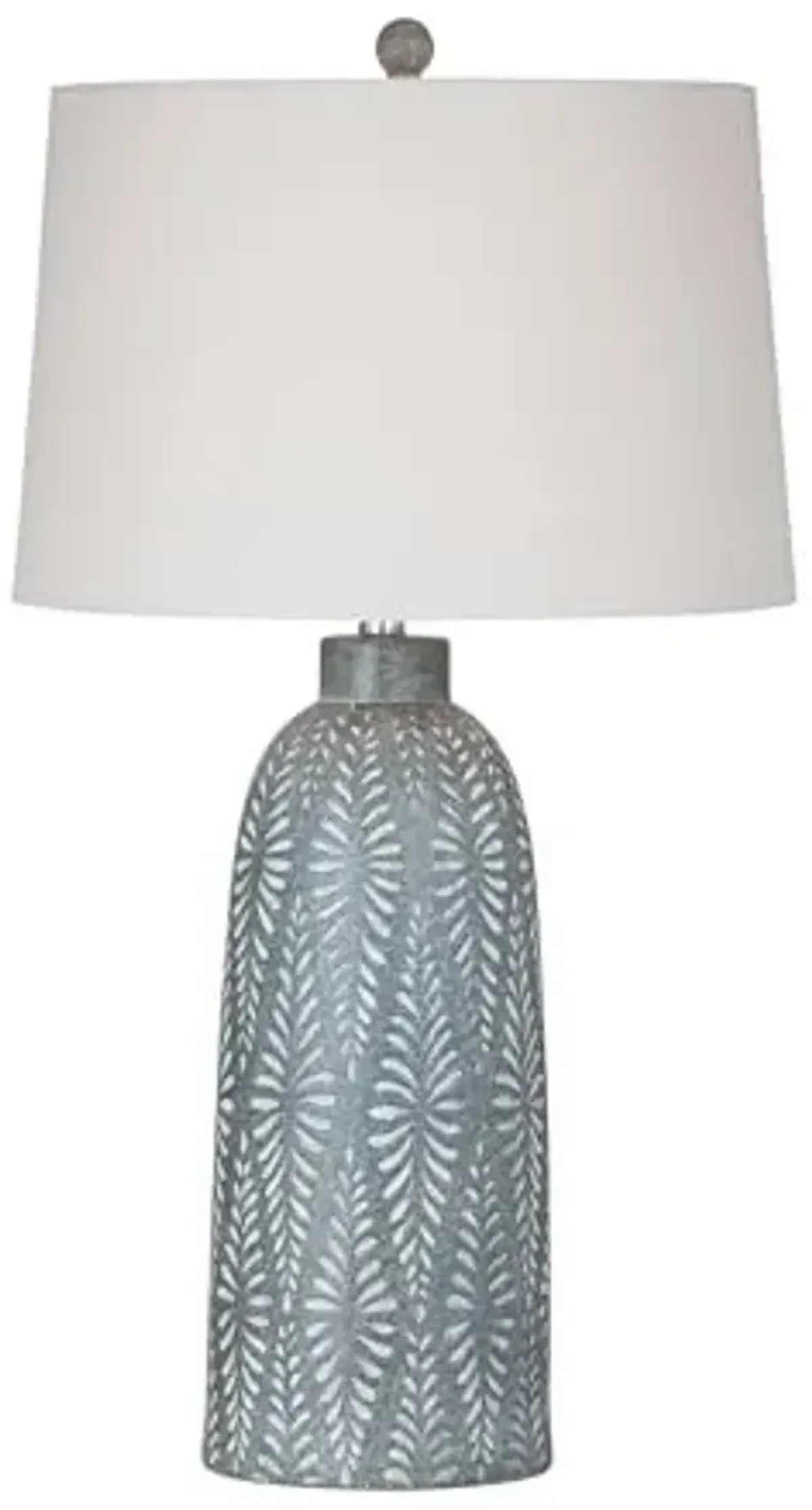Bassett Mirror Company Windham Table Lamp - Green/Cream