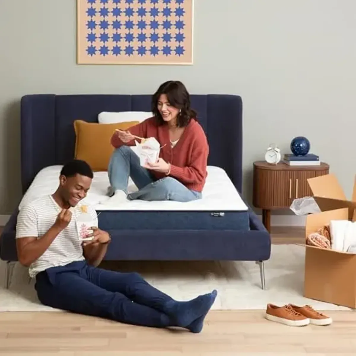 Serta Five Star Mattress Tranquility 8" Medium Twin, Breathable, Pressure Relief, with Supportive Innersprings - 100 Night Trial, CertiPUR-US Certified and 10 Year Limited Warranty