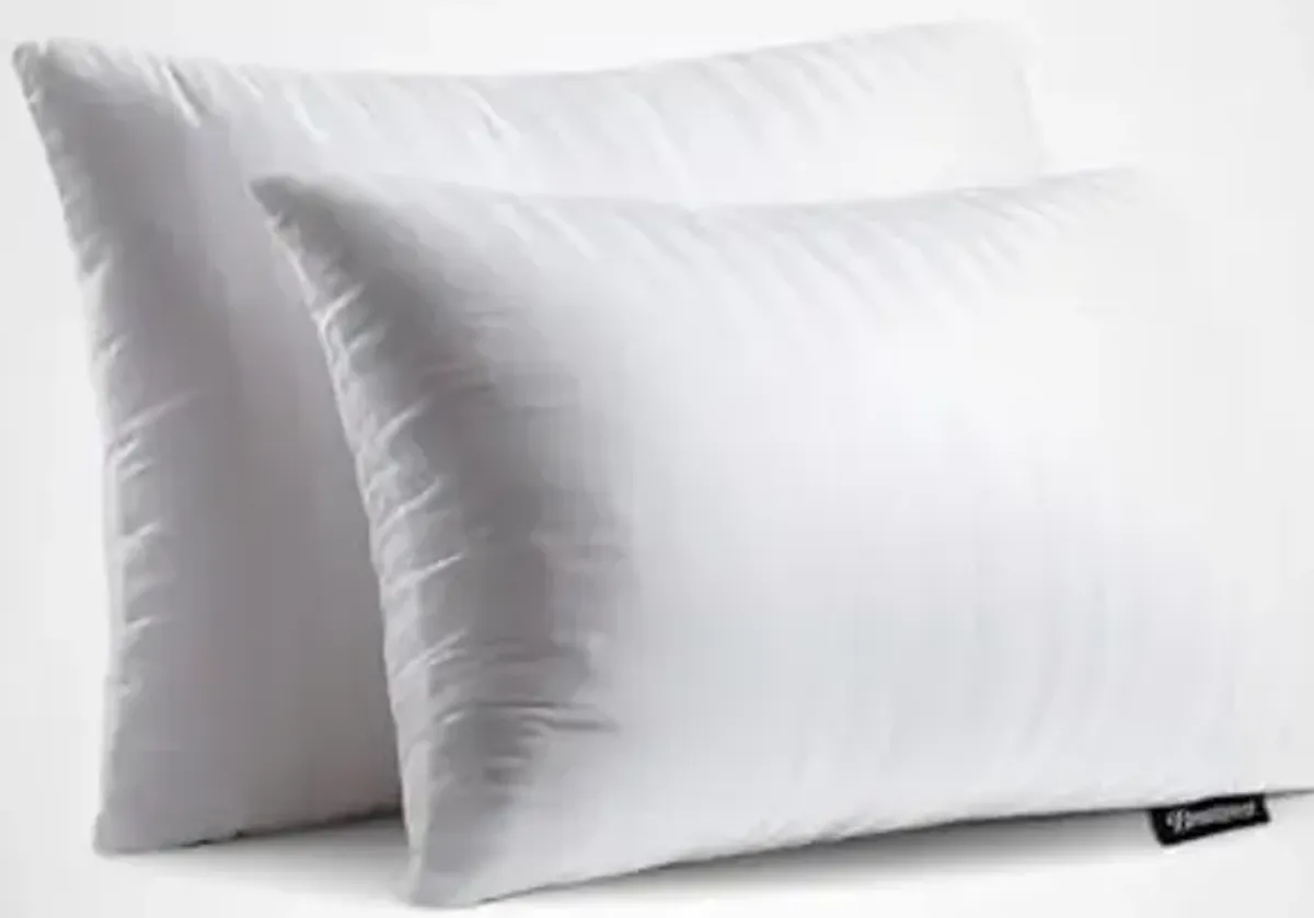 Beautyrest Luxury Goose Feathers Soft Pillows, 500 Thread Count Cotton Cover 20”x36”, King (Pack of 2), Supportive Fluffy Hotel Collection Bed Pillows for Side and Back Sleepers