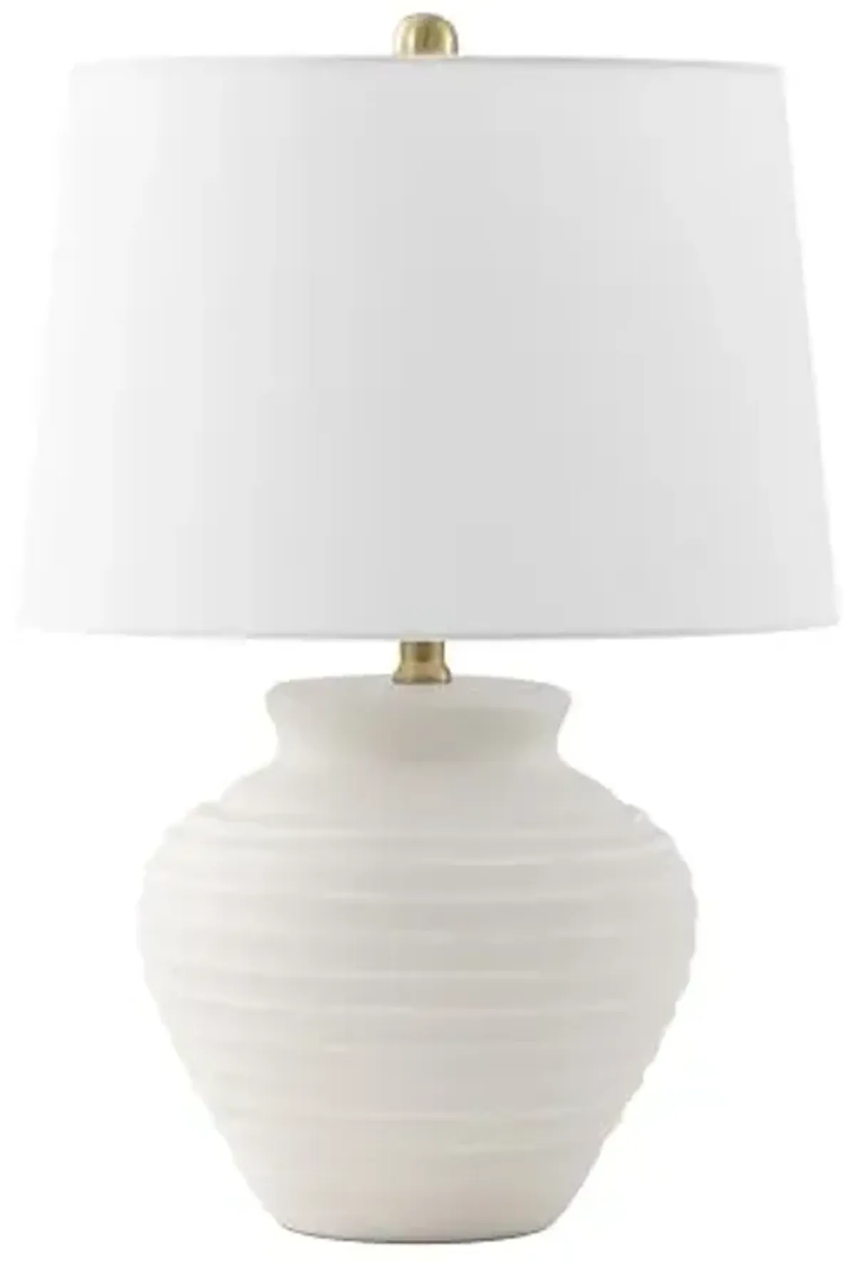 SAFAVIEH Lighting Collection Ledger Bone 23-inch Ceramic Table Lamp for Bedroom, Living Room, Home Office, Desk, Nightstand (LED Bulb Included)