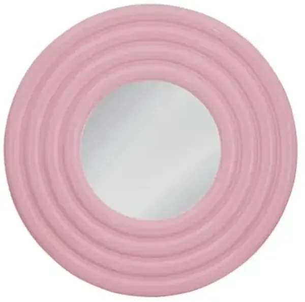Rigel Wall Mirror - Glossy Pink