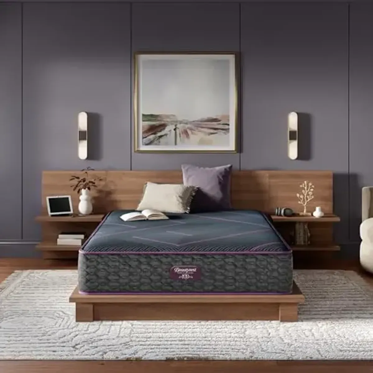 Beautyrest World Class Level Three Medium 13" Hybrid Mattress - King Size - Durable Support, Pressure Relief, Cooling, Motion Separation; CertiPUR-US, 100 Night Sleep Trial and 10 Year Warranty