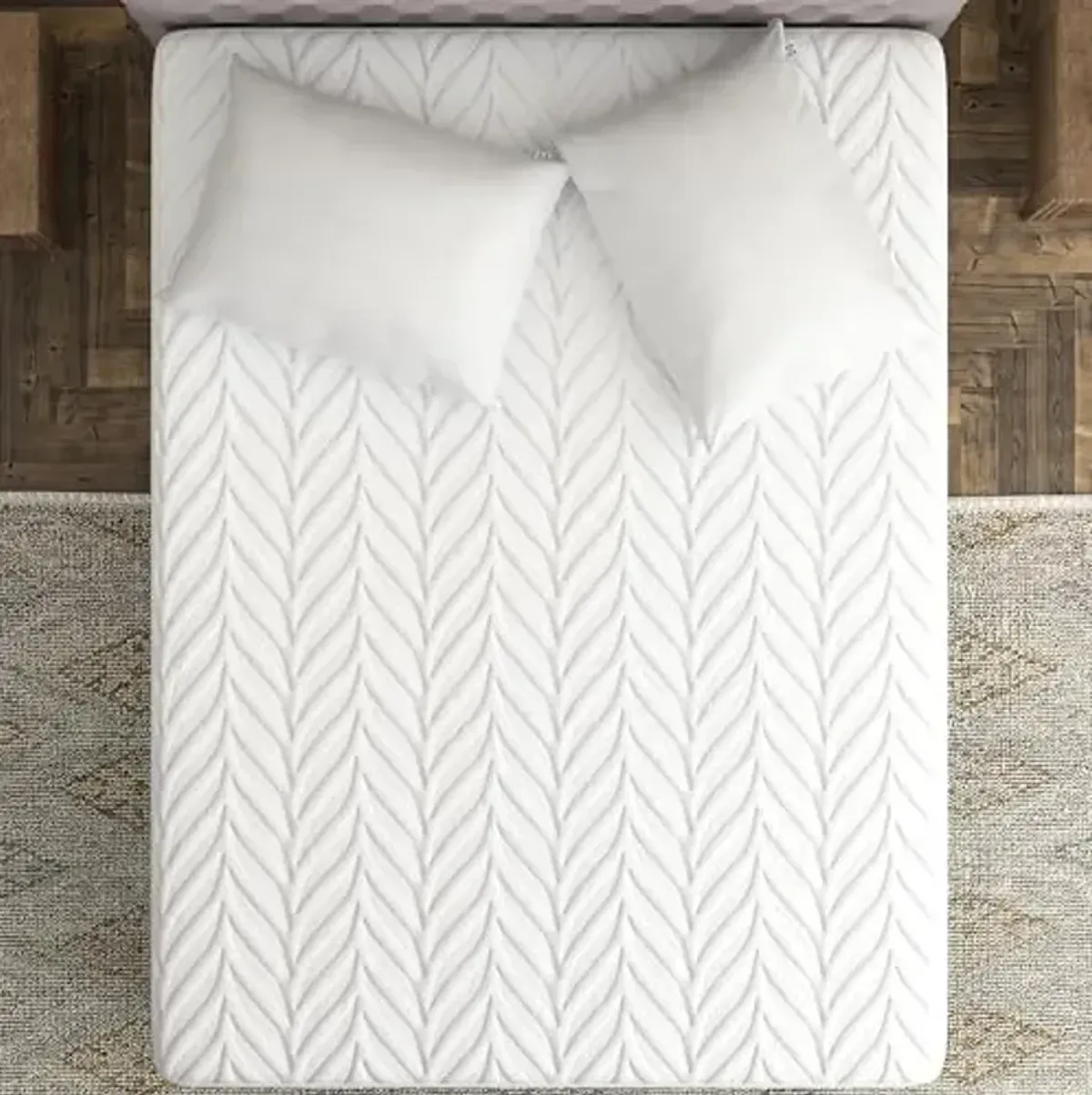 Sealy Flex Bamboo Mattress Cover Protector, Twin- PerfectGrip Stretch Sidewalls Fitted, Waterproof