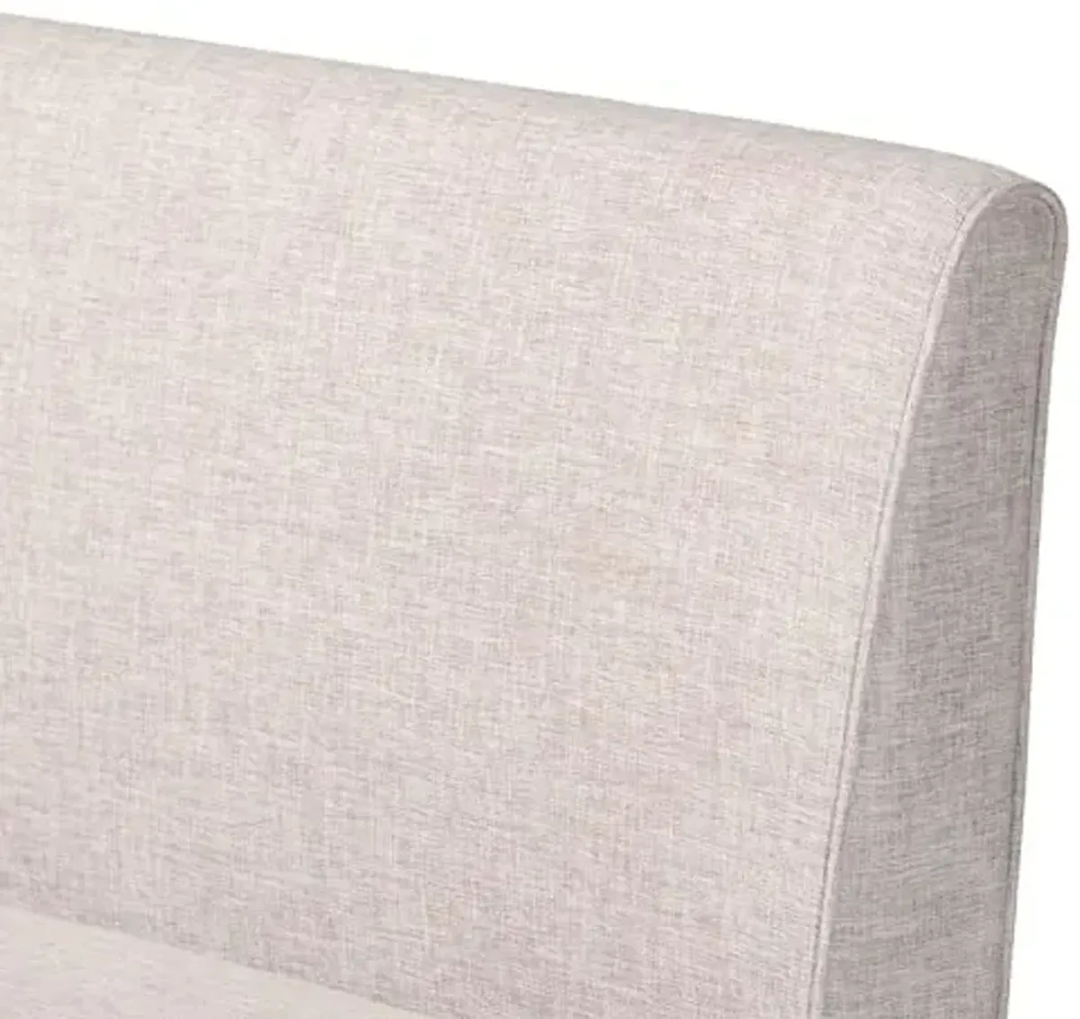 Baxton Studio Bryna 2 Piece Fabric Upholstered Dining Nook Bench Set Beige