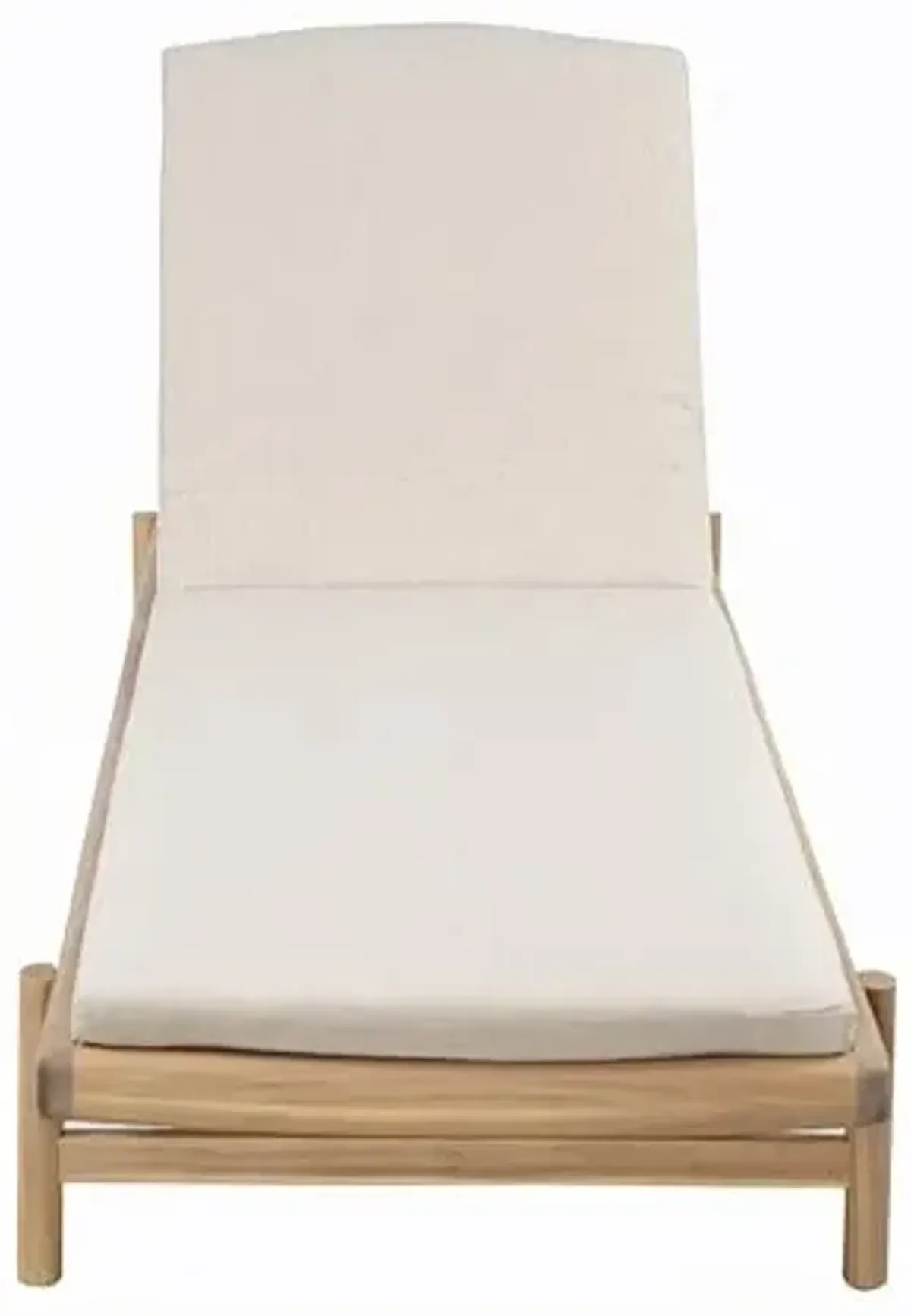 Christopher Knight Home Brolen Acacia Wood Chaise Lounge Chair Outdoor Set of 2, Patio Outdoor Chaise Lounge with Cushions, Adjustable Backrest Lounge Sofa, Wooden Sunbathing Pool Lounger, Teak+Beige