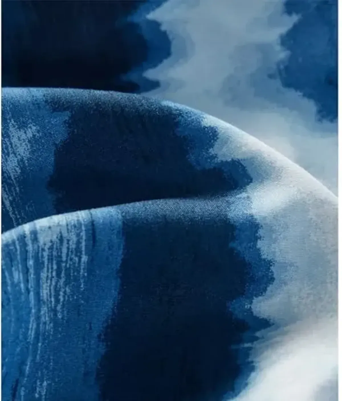 Urban Lifestyle Tie Dye Navy Comforter Set Queen, 3-Piece Bedding Set with Shams,Ultra Soft Microfiber, Lightweight & Reversible, Modern Blue Boho Style for Teens, Dorms, Guest Bedrooms