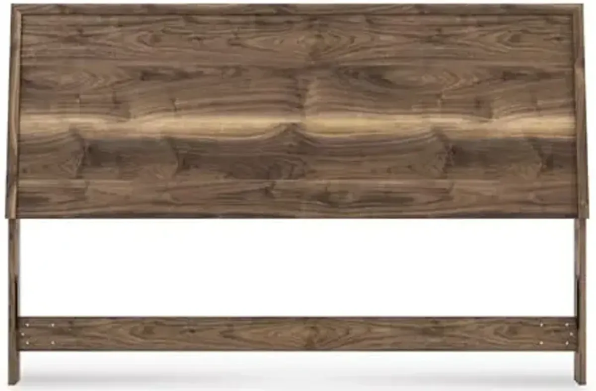Signature Design by Ashley Darcalli Mid-Century Modern Panel Headboard, King, Brown
