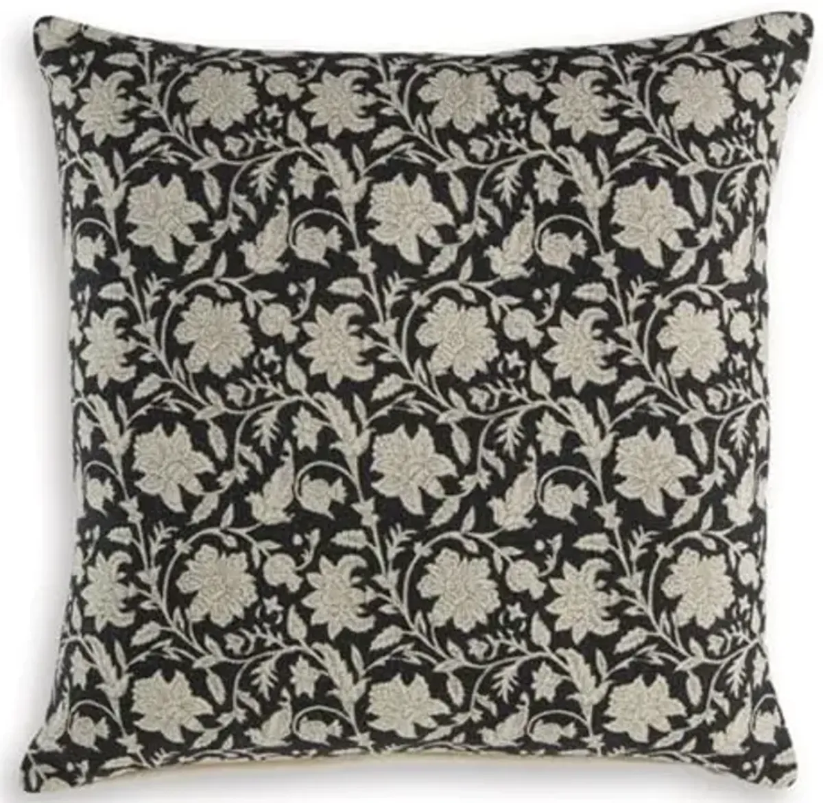 Signature Design by Ashley Alanderson Pillow, Square, Black & Beige