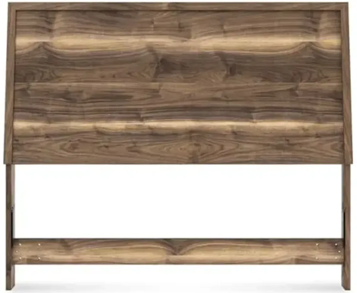 Signature Design by Ashley Darcalli Mid-Century Modern Panel Headboard, Queen, Brown