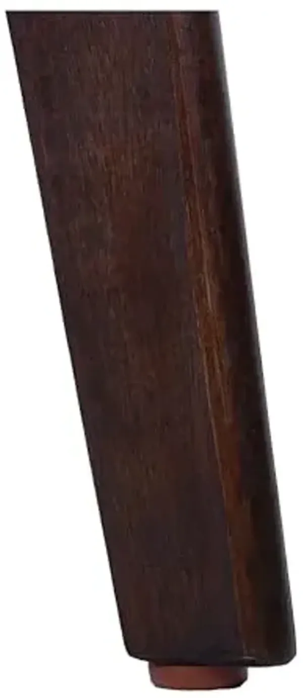 Christopher Knight Home Sante Round Outdoor Side Table, Acacia Wood Small Outdoor Table, Side Desk for Backyard Balcony Garden, Weather Resistant Patio End Table, Decorative Accent Table, Dark Brown