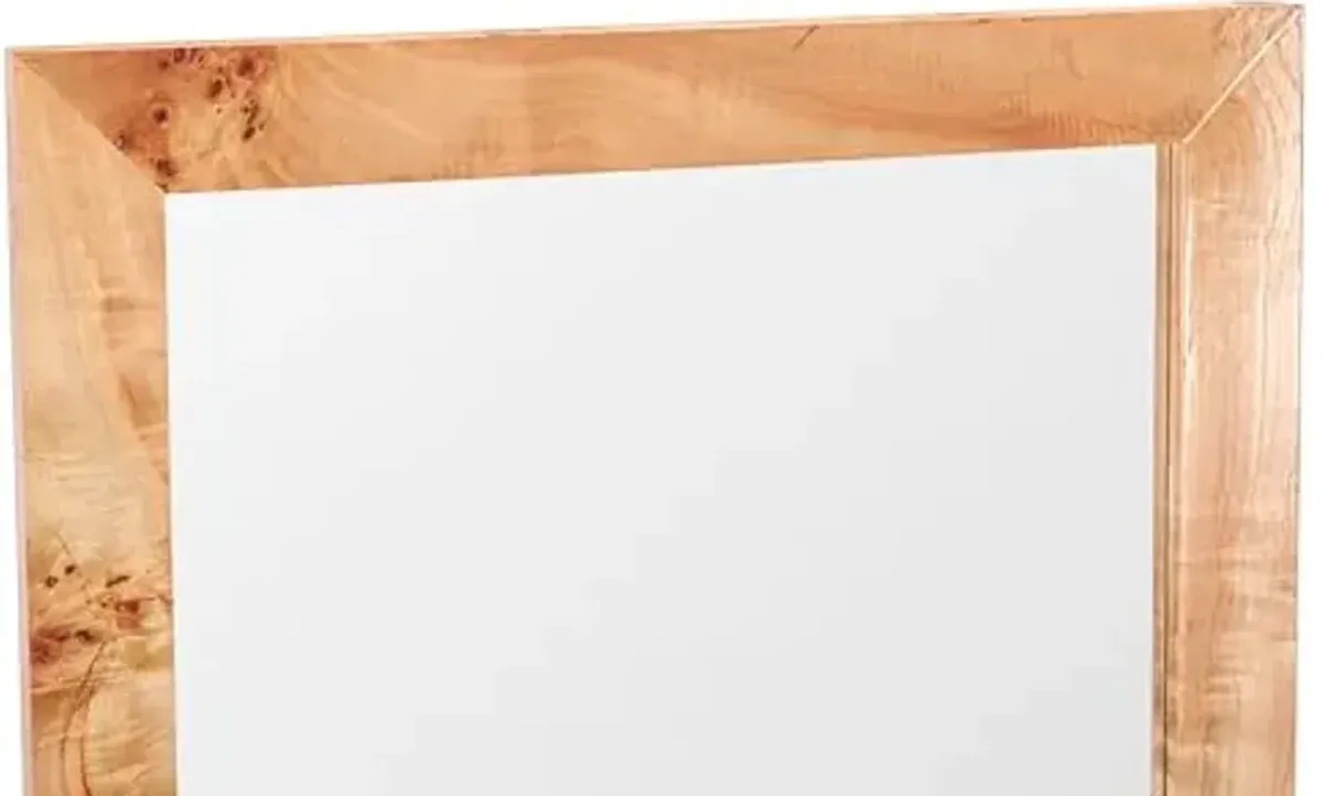 SAFAVIEH Home Collection Ava Natural & Light Natural 64-inch Tall Standing Full Length Floor Mirror