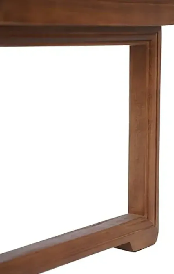 Christopher Knight Home Nicholas Outdoor Small Coffee Table, Slat Panel Square Side Table, Acacia Wood Side Desk for Backyard Balcony Garden, Weather Resistant Patio End Table, Mocha