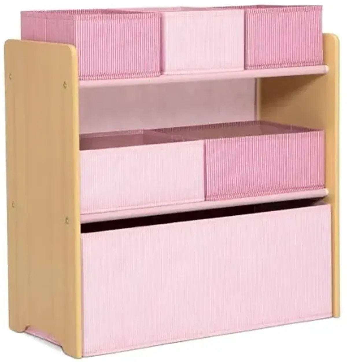 Delta Children - GapKids 6 Bin Toy Organizer - Greenguard Gold Certified, Blush Pink