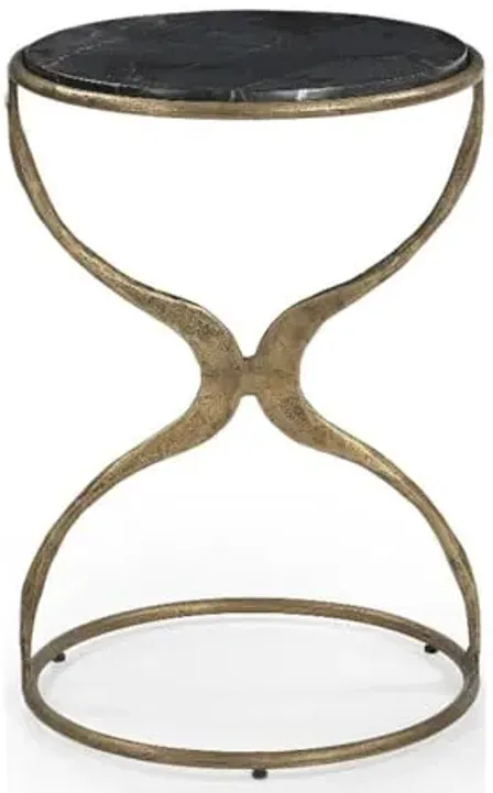 Bassett Mirror Company Hourglass Accent Table