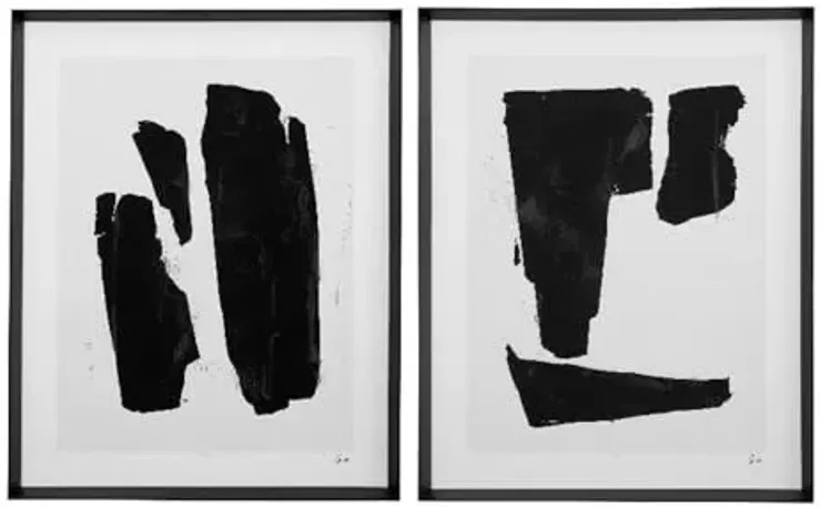 Bassett Mirror Company Triple Block Framed Print - Set of 2